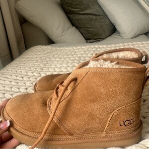 UGG Tan Suede Ankle Boots